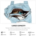 thumbnail image 5 of Sunyuer Vintage Tote Bags for Women, Large Capacity Vintage Multi-Pocket PU Leather Handbag Crossbody Shoulder Bag, 5 of 8