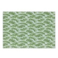 thumbnail image 1 of Palm Leaf Cutting Board, Exotic Pattern with Tropical Leaves in Watercolor Art Style Jungle Luau Hawaii, Decorative Tempered Glass Cutting and Serving Board, Small Size, Fern Green, by Ambesonne, 1 of 1