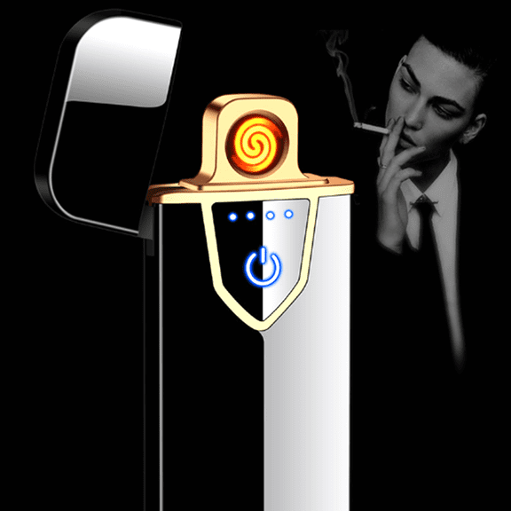 Bxaolu Electric Arc Lighter, Rust Resistant, Windproof Flameless Lighter
