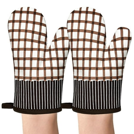 

Oven Mit | Thickening Heat Resistant Cotton Oven Mitts with Cute Pattern | Long Kitchen Gloves for Cooking BBQ and Baking Tools||Oven Glove | Professional Thick Heat Resistant Kitchen Oven Mit