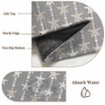 thumbnail image 6 of 3'x5' Area Rugs, Starfish Grey Indoor Outdoor Area Rug for Living Room Bedroom, Coastal Ocean Summer Sea Beach Washable Bathroom Rugs Kitchen Floor Carpet Mats Home Decor Aesthetic, 6 of 8
