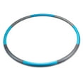 thumbnail image 3 of PRCTZ Hula Hoop con Peso de 2,5 lb para Adultos, Hombres O Mujeres, Plegable con 8 Secciones Desmontables, Azul y Gris, 3 of 9