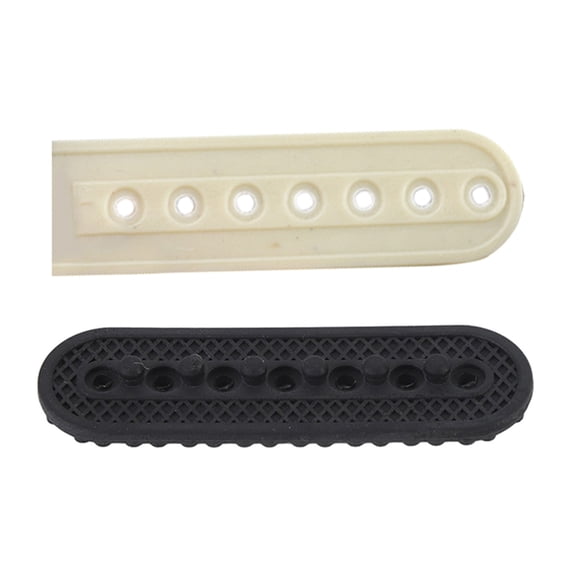 OIUR 2Pcs Hat Extender Silicone Baseball Cap Adjustment Strap 7 Holes Hat Size Adjuster Buckle Fastener Replacement Hat Extension Accessories