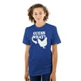thumbnail image 3 of Guess What Chicken Funny Sarcastic Men's Graphic T Shirt Tees Brisco Brands X, 3 of 6