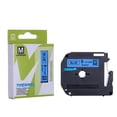 thumbnail image 1 of Baohd Applicable For Printer Ribbon Label Manufacturer Tape ABS Ribbon 9mm 8m M-K521 black on blue, 1 of 7