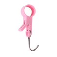 thumbnail image 2 of 4Pcs Heavy Duty Rotating Metal Laundry Hooks for Bathroom Towel Rack and Kitchen Storage, Multi-Functional Clip Hangers for Closet, Pink Size S, 2 of 5