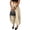 FX51_Khaki, variant on Women's Palazzo Balloon Pants Elastic Waist Wide Leg Pleated Barrel Harem Pants Baggy Casual Lantern Joggers White L