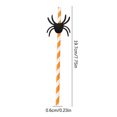 thumbnail image 3 of TIMIFIS Halloween Decorations Straws Halloween New Products Creative Dessert Table Dressing Straw Funny Layout Supplies Paper Straw 25 Pieces Kitchen EssentialsFall, 3 of 5