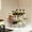 Clear, variant on 5 Compartment Snack Tray - Plastic Candy Nut Dried Fruit Storage Organizer, Clear Food Grade Serving Platter for Snacks, Chips & Olives - 11 x 11 x 3.9 Inches
