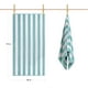thumbnail image 4 of Toalla de playa LULUHOME, tamaño grande, algodón, 90 x 180 cm, color aguamarina, 4 of 8