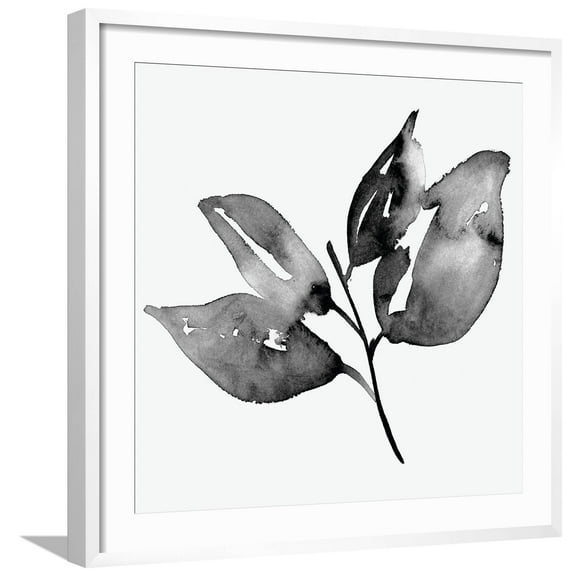 Art.com Feuille I Art Print by Melissa Wang, White Frame Wall Art, 29" x 29"