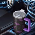 thumbnail image 6 of Halloween Bat Camouflage Pattern Tumbler with Handle and Lid,40oz Double Wall Vacuum Insulated Tumbler,Cups Gift for Women and Men, 6 of 7