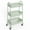 Green2, variant on GIANNA 3 - Tier Utility Cart with Wheels, Mobile Shelving Metal Organizer Trolley Rolling Storage Shelves Unit Caster for Snack Narrow Places, Green