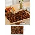 thumbnail image 6 of Burnt Orange Pine Tree Placemats Set of 4,Washable Woven Burlap Cloth Fabric Placemat for Square/Rectangle/Round/Oval Dining Table,Easy Clean Place Mats Forest Watercolor Spring Summer Retro Forest, 6 of 6