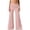 Pink, variant on Tqcoqu Fold Over Pants for Women,Flared Y2K Fold Over Sweatpants,Plisse Yoga Strechy Casual Wide Leg Foldover Sweatpants,Black Women's S-XXL