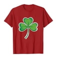thumbnail image 5 of Womens St Patricks Day Tees Festival Printed Graphic Short Sleeve Crew Neck Casual Summer Tshirts Tops (M, Red), 5 of 5