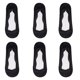 thumbnail image 1 of One size 6 pares de calcetines invisibles de encaje de tendencia para mujer, calcetines cortos de algodón antideslizantes de verano, bonitos calcetines transparentes sexis a la mo, 1 of 5