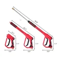 thumbnail image 6 of High Pressure Washer Gun, 4000 PSI Power Washer Spay Gun with Replacement Extension Wand, M22-14,15mm Inlet & 1/4'' Outlet, Pressure Washer Handle with 5 Nozzle Tips, 6 of 10