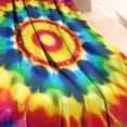 thumbnail image 3 of Colorful Rainbow Tie Dye Spiral Pattern Blanket,Comfortable Soft Flannel Throw Blanket,All Season,Warm Lightweight Blankets for Sofa Bed Couch Living Room Chair,40"x50", 3 of 4