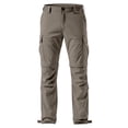 thumbnail image 6 of Men's-Hiking-Pants Convertible Quick-Dry Water-Resistant Lightweight Zip-Off Outdoor with 5 Deep Pockets Brown M, 6 of 6