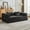 Black, variant on 78'' Convertible Folding Sofa Bed, Floor Sleeper Sofa Couch with Fixed-Shape Frame, Compression Comfy Couch, Boneless Modular Sectional Sofa, No Assembly Required, for Living Room, Bedroom, Beige