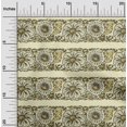 thumbnail image 1 of oneOone Viscose Chiffon Fabric Leaves & Floral Block Print Fabric BTY 42 Inch Wide, 1 of 4