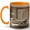 Orange, variant on Neutral Living Room 11oz Ceramic Mug, Minimal Home Coffee Cup