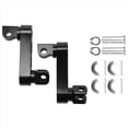 thumbnail image 3 of Estriberas de Pasajero Ajustables Motocicleta Clavijas Carretera Soporte Extensiones Abrazadera Clavija Pie Montaje Macho para B, 3 of 10