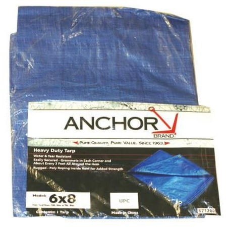 Trubolt Wedge Anchor Carbon - Anchor 11022 8X12' Polyethylene Tarp Woven Lamin