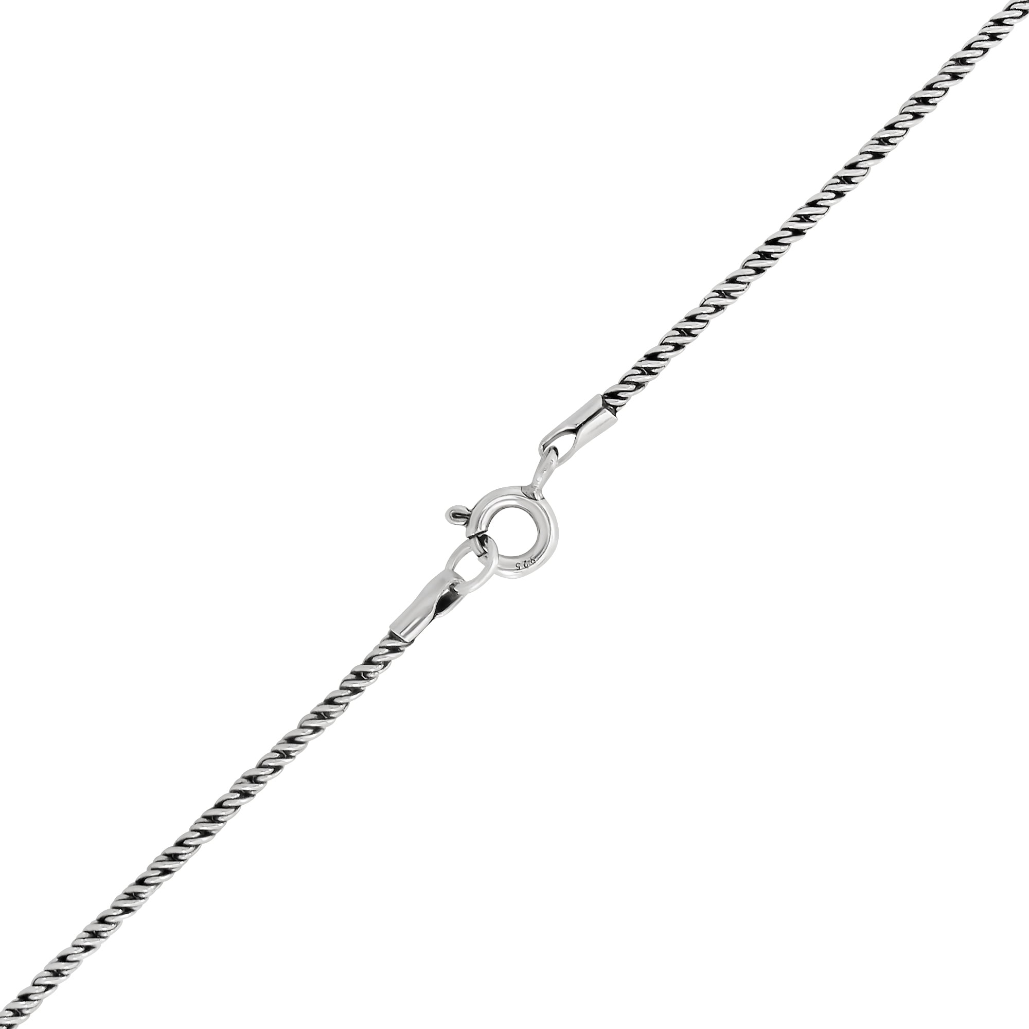 Silver Necklace Minimalist Necklace 925 Sterling High Quality Free Shipping Fine Twist Silver Chain Necklace