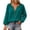 Green, variant on Womens Clothes Summer Kelon Ladies Tops and Blouses Long Sleeve V Neck Business Casual Fashion Outfit Going Out Outfits Y2k Clothes, S