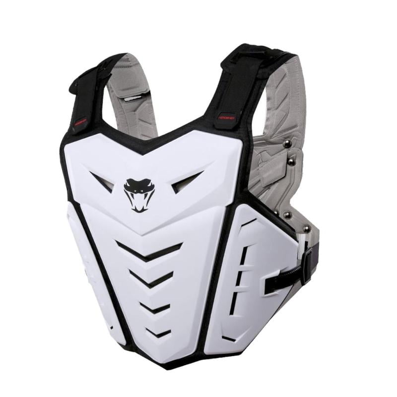 Motocross Body Protector Motorbike Riding Armor Vest MC1007B White 