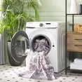 thumbnail image 3 of Safavieh Arizona Goddard Medallion Machine Washable Area Rug, Gray/Ivory, 5' x 8', 3 of 12