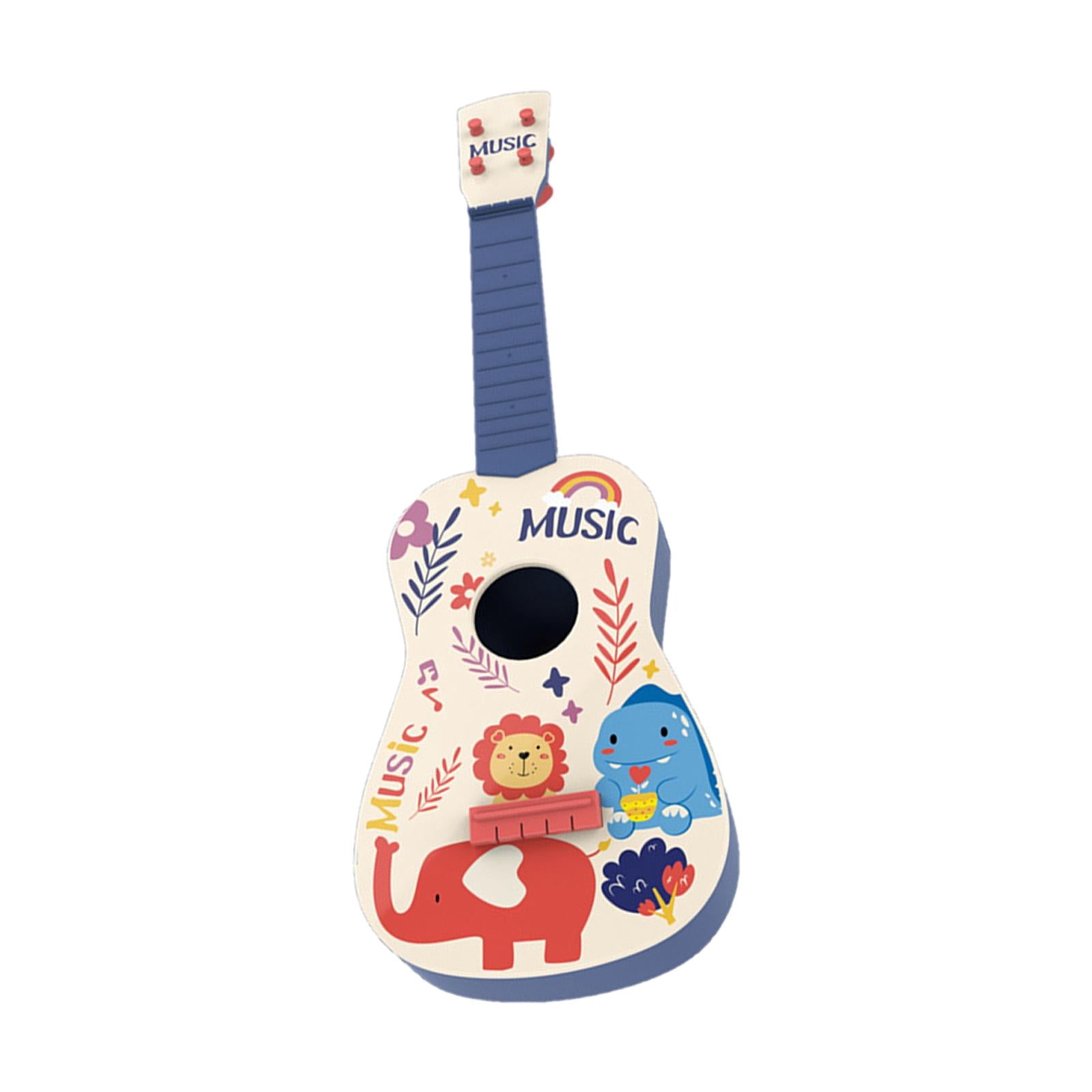 LeeQinersw Kids Toy Ukulele Developmental Baby Toys Beginner Montessori Toys Musical Arts 4 blue
