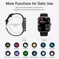 thumbnail image 5 of Smart Watch for Xiaomi Mi Note 10, Fitness Activity Tracker for Men Women Heart Rate Sleep Monitor, Step Counter, 1.91" Full Touch Screen Fitness Tracker Smartwatch - Black, 5 of 5