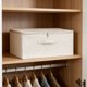 thumbnail image 4 of Caja de almacenamiento plegable de gran capacidad con cremallera | Organizador de armario de tela con tapa | Contenedor plegable para ropa, mantas, juguetes y ropa de cama, 4 of 6