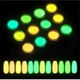 thumbnail image 4 of Set de uñas HUOGUO Luminous Powder Color Fluorescente 12 colores, 4 of 5