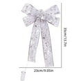 thumbnail image 5 of Morttic Glowing Christmas Bow Hanging Pendant Bowknot Tree Topper Light Up Bow Hanging Battery Powered String Light for Xmas Tree Home Yard Garden, 5 of 8