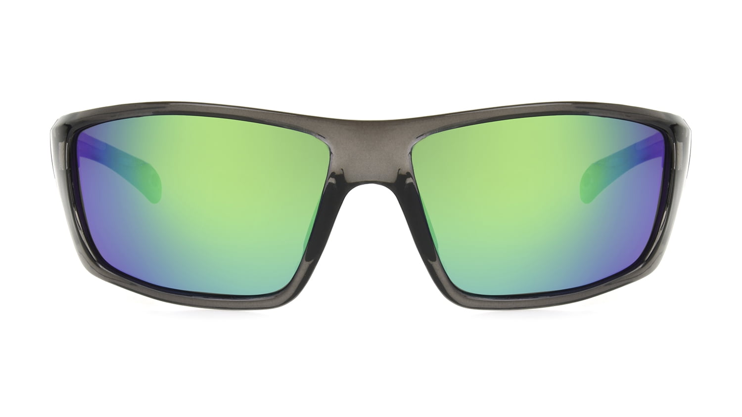 Foster Grant Mens Rectangle Gray Sunglass