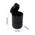 thumbnail image 3 of CxhicLuv Car Ashtray, Auto Smokeless Holder, LED Light Sealed Anti-Odor, Vehicle Smoking Accessories, Ash Containment & Odor Prevention Tools for Car Smokers, Drivers, Black, 3 of 6