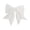 C, variant on Sparkly White Glitter Christmas Bows, 1 Pack Hanging Bow Ornaments for Xmas Tree, Wreath, Gift & Indoor Holiday Decor