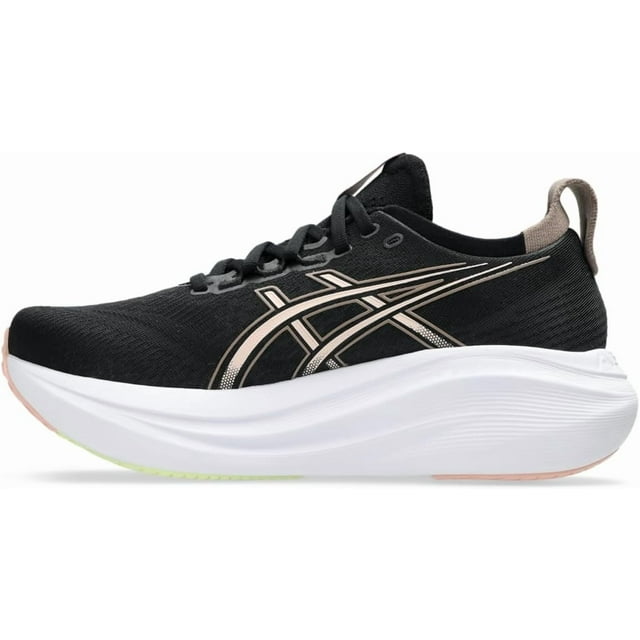 Zapatillas para correr ASICS Gel-Nimbus 27 para mujer Negro/Brisa Talla 9