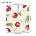 thumbnail image 5 of Yayeee Bath Rug for Bathroom Floor Non Slip Contour Fluffy Soft Absorbent Mat, 20"x24", Watercolor Cherry, 5 of 7