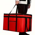 thumbnail image 3 of LOVEVER 1 Pce TTTG Sac Thermique Extra-Grand - Sac de Livraison d'Aliments Isolé de Qualité Commerciale Robuste Rétention Chaud/froid Conception Pliable Poignées Renforcées - Plus Isolant Que l'Aluminium, 3 of 5