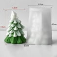 thumbnail image 2 of 3PCS 3D Christmas Tree Silicone Candle Molds for Candle Making, Xmas Pine Tree Silicone Soap Molds DIY Cake Decorating Candle Making Supplies Christmas Home Decoration, 2 of 9