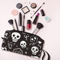 thumbnail image 6 of Portable Storage Bag 7.9×3.5×2.4in Simple Design Convenient Storage And Finishing Bag Light Body Can Be Used As A Cosmetic Bag Storage Bag Weird Skull Head, 6 of 8