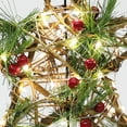 thumbnail image 6 of Hvmvliv Star Tree Topper Christmas Tree Top Ornament Wooden Christmas Star Tree Topper Five Pointed Star Xmas Treetop Decorations for Party Multicolor, 6 of 6