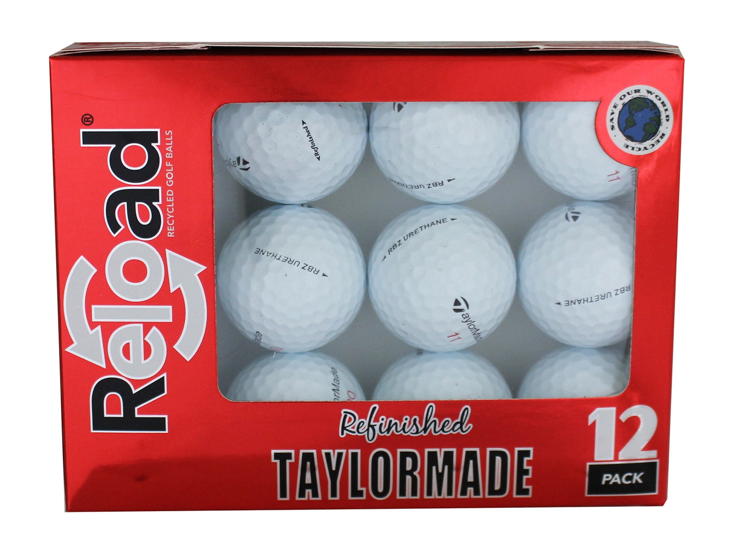 Reload Refinished Taylormade Golf Balls 12 Pack Walmart Com