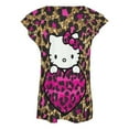 thumbnail image 5 of Hello Kitty Womens Summer Tops Ruffle Short Sleeve Tunic Tops V Neck Loose Fit Flowy T-Shirts, 5 of 7