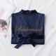 thumbnail image 1 of Bata de novia para la mañana, pijama holgado de primavera, verano y otoño, camisón de seda de imitación, bata de baño bordada para boda, vestido de dama de honor para grupo de mujeres, 1 of 6